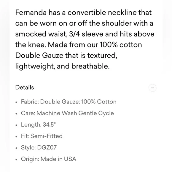 MICHAEL STARS NWOT FERNANDA CONVERTIBLE GAUZE DRESS - Picture 11 of 11